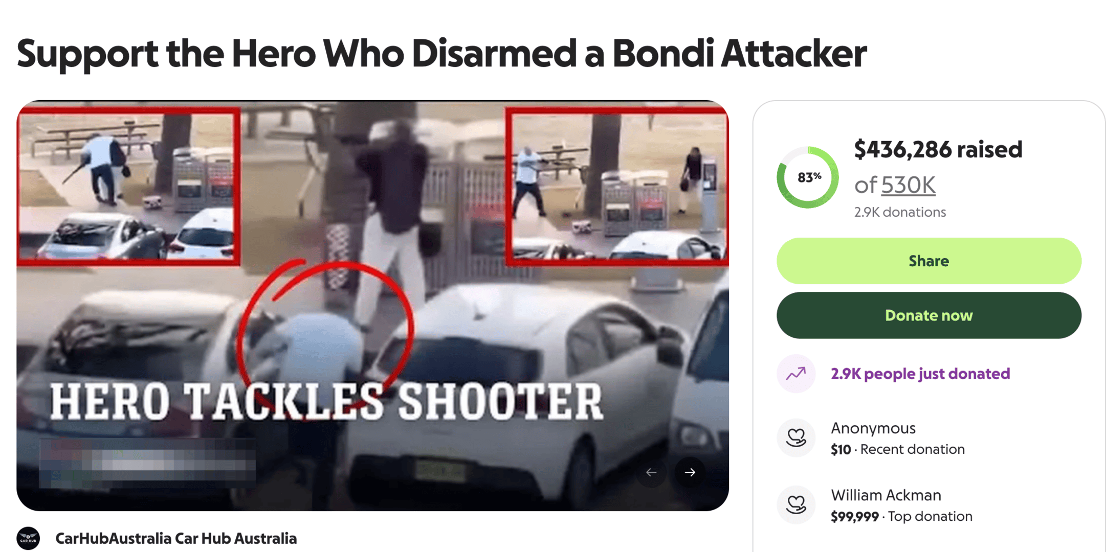 皇冠信用最新地址_澳枪击案空手夺枪男子系水果店老板皇冠信用最新地址,美亿万富翁捐近10万美元